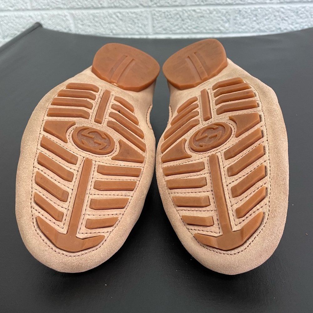 Gucci suede bamboo tassel driving loafers shoes sz 10 men’s - Picture 15 of 16